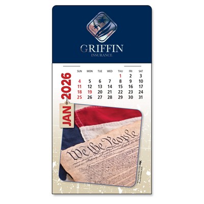 Adhesive Peel-N-Stick® Calendar - Americana Pad