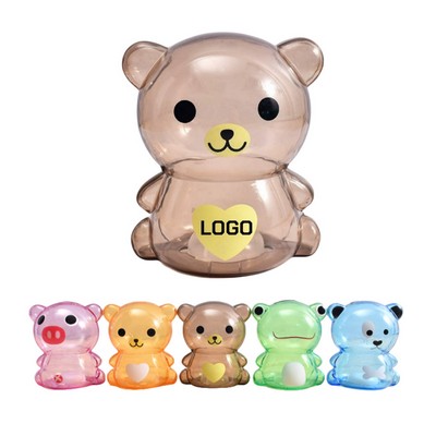 Plastic Animal Shape Bank