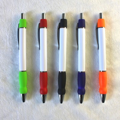 Custom Imprint Barrel Ball Point Pen